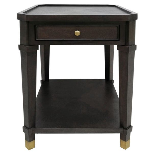 Table d'extremite Carrington, Marron Fonce