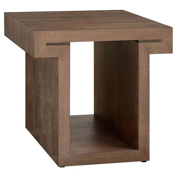 Table d'Extremite Rectangulaire Moderne, Brume Legere