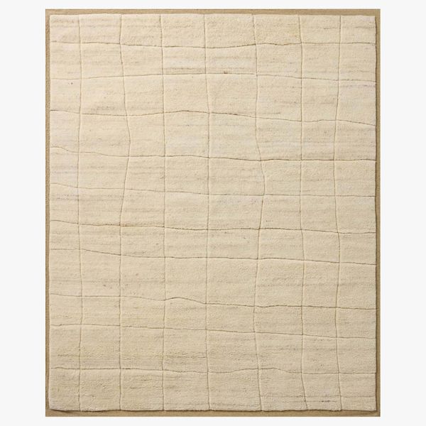 Tapis Bracken BKN-01 Leanne Ford × Loloi, Naturel/Ivoire