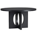 Table a manger ronde Wyndham, Noir