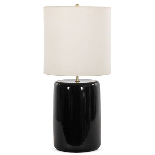 Lampe de Table Sadia, Noir Brillant