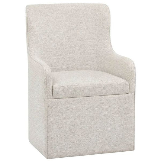 Fauteuil a Accoudoirs Birchaven, Bilma Naturel, Lot de 2