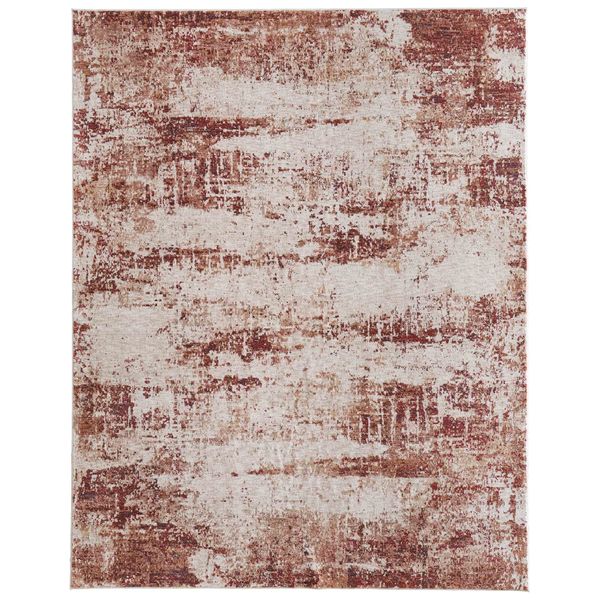 Tapis Pearson 39UEF Feizy, Ivoire/Rouille