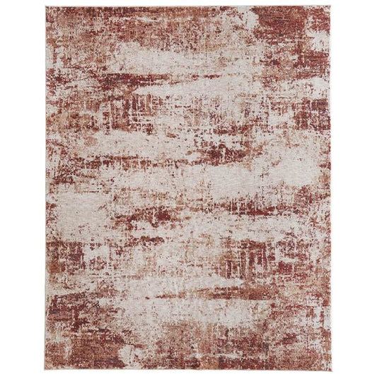 Tapis Pearson 39UEF Feizy, Ivoire/Rouille